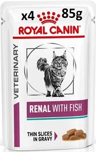 Royal Canin Veterinary Feline Renal"Premium Mix" of 12 x 85g. Include 4x Tuna 4x Chicken 4x Beef Cat Food. By ResqueT. *ALL IN ONE RANDOM BOX