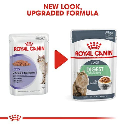 Royal Canin Digestive Care in Gravy Adult Wet Cat Food 85g (Pack of 12)