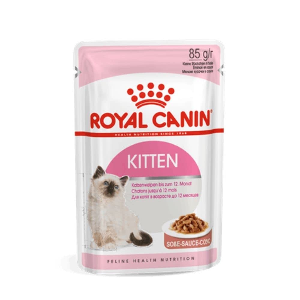 ROYAL CANIN Kitten in Gravy Wet Food 85g (Pack of 48) * Multipack *