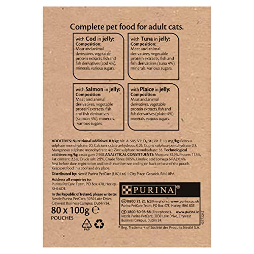 Felix As Good As It Looks Cat Food Fish 80 x 100g (80 Pouches)