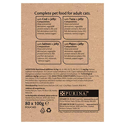 Felix As Good As It Looks Cat Food Fish 80 x 100g (80 Pouches)