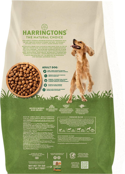 Harringtons Complete Dry Adult Dog Food Lamb & Rice 18kg - Made with All Natural Ingredients