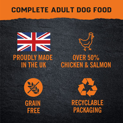 Harringtons Just 6 Complete Grain Free Hypoallergenic Chicken & Veg Dry Adult Dog Food 6kg - With Added Fresh Baked Bites