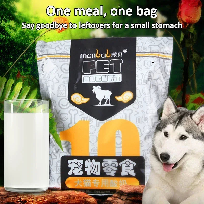 Pet Dog Snacks Food Yoghurt Goat Milk Dietary Fibre Colostrum Kittens Nutritional Health Enhance Immunity Foods Pet Dog Snacks