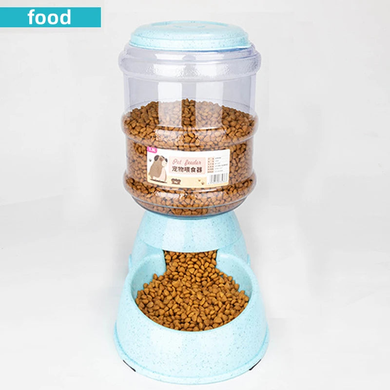 Large Capacity Pet Feeder Bowls Small Dog Food Bowl Automatic Water Dispenser Cat Bowls Pets Feeding Bowls Drink Water Bowl