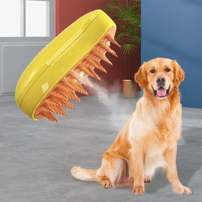 Upgraded Pet Spray Grooming Comb Steamy Floating Hair Removal Cleaning Steam Brush Styling for Dogs Cats Accessories