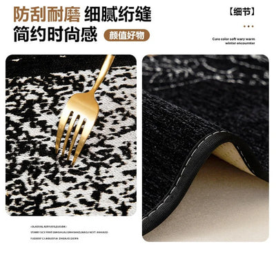 Irregular Shaped Chenille Sofa Towel