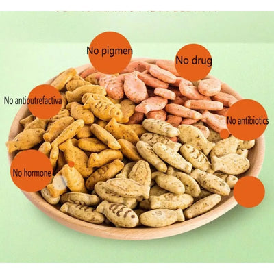 Cat Biscuits Cat Teeth Grinding Snacks Broiler Granules Biscuits Rich in Nutrition Cleansing Nutritional Fattening Cat Snacks