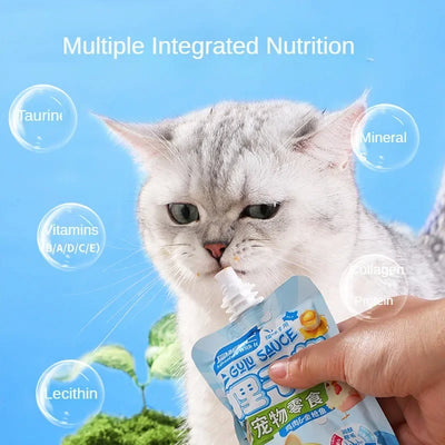 90g Cat Wet Food Chicken Tuna Nutrition Fattening Cat Wet Food Pet Snacks Cat Strips Cat Liquid Snacks  Young Cat Wet Food