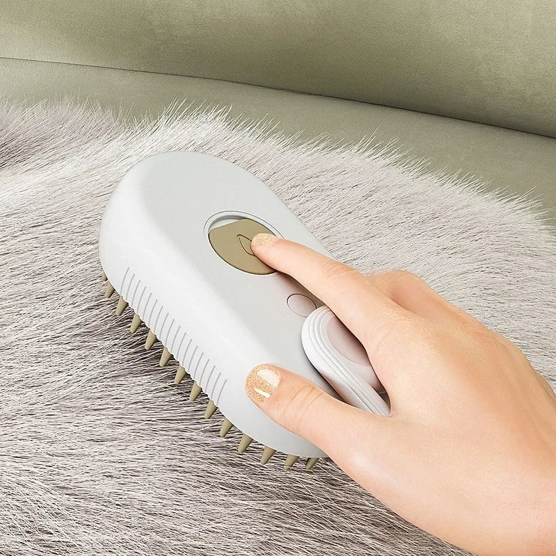 Upgraded Pet Spray Grooming Comb Steamy Floating Hair Removal Cleaning Steam Brush Styling for Dogs Cats Accessories