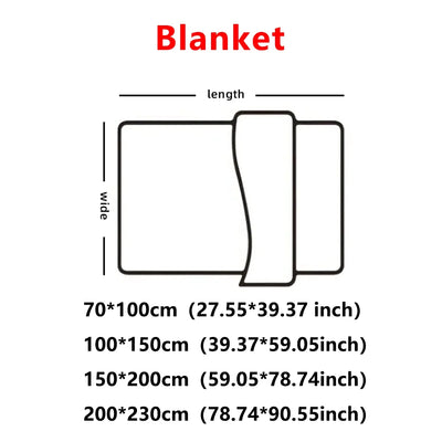 Solid color thickened wide striped multifunctional blanket, can be used as bed sheet cover blanket, nap blanket, pet blanket