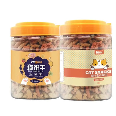 Cat Biscuits Cat Teeth Grinding Snacks Broiler Granules Biscuits Rich in Nutrition Cleansing Nutritional Fattening Cat Snacks