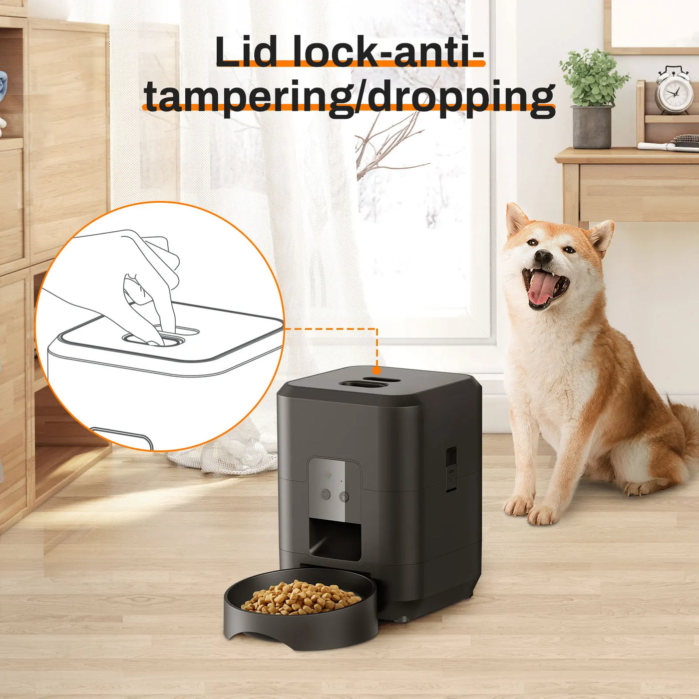 Smart Pet Feeder Automatic Cat Feeder Dog Slow Food Machine With Timed Quantitative Automatic Cat Food Dispenser Cat Dog Bowl